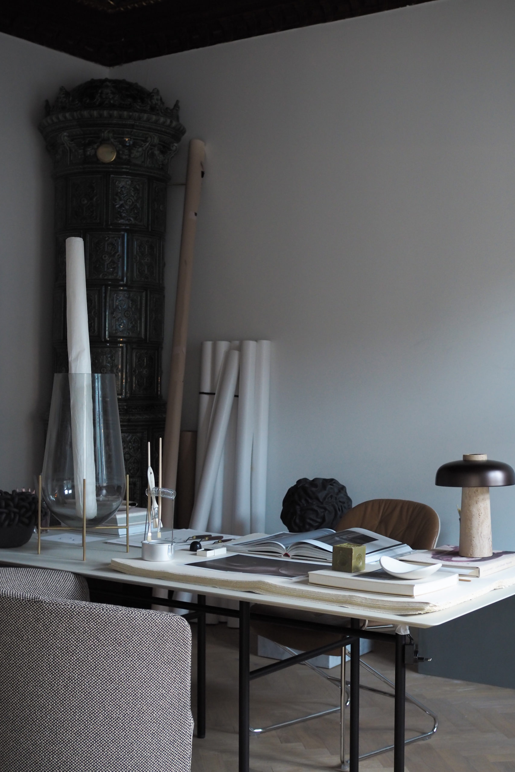 A sculptor's studio in Stockholm 