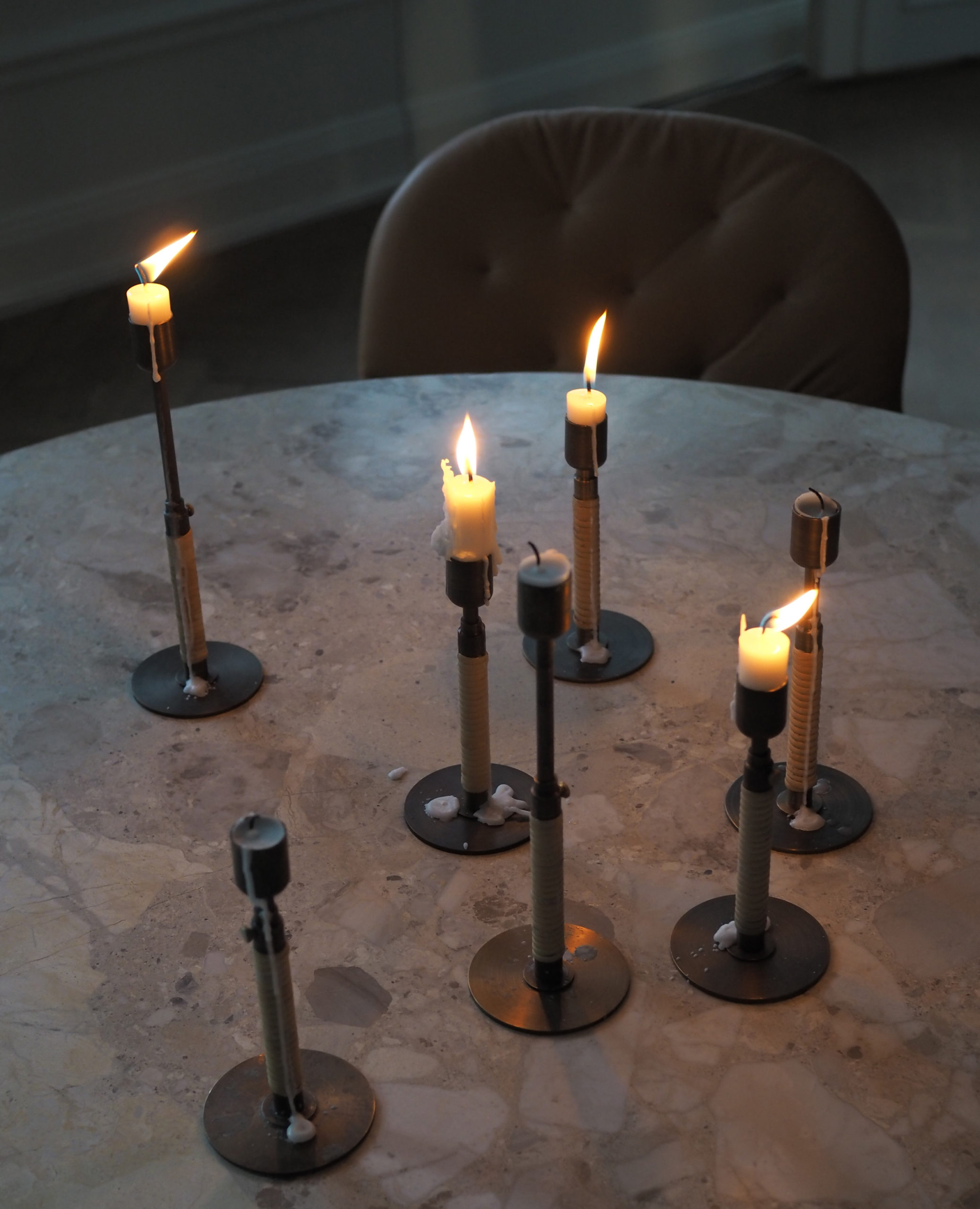 Menu candles 